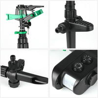 Motion Activated Deer Repellent Sprinkler Solar Powered With Automatic Sensor