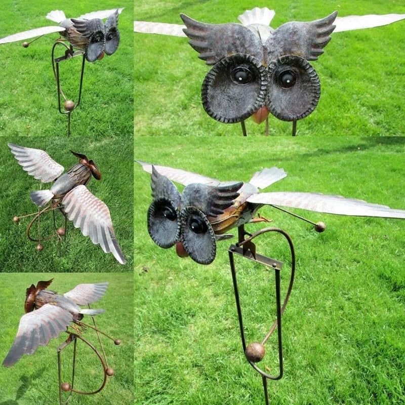 Bird Patio Decoration Garden Art Outdoor Yard Hanging Sculpture