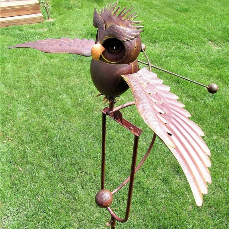 Bird Patio Decoration Garden Art Outdoor Yard Hanging Sculpture