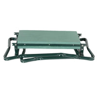 Garden Kneeler And Seat, Ergonomic With Padded Cushion, Foldable — Green
