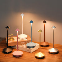 Wireless LED Table Lamp With Adjustable Brightness And Elegant Design