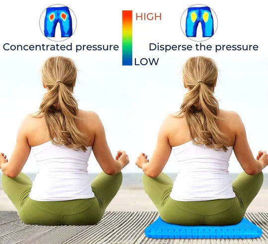 Orthopedic Gel Seat Cushion Tailbone Pain Relief Lower Back Support For Office/Car/Wheelchair