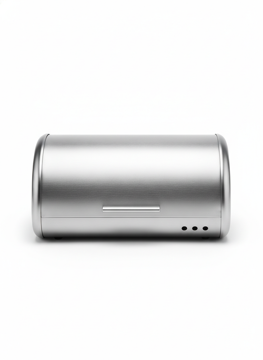 Silver Stainless Steel Bread Box - Storage Items for kitchen