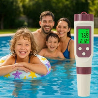 Digital Pool pH And Chlorine Tester For Easy Water Analysis