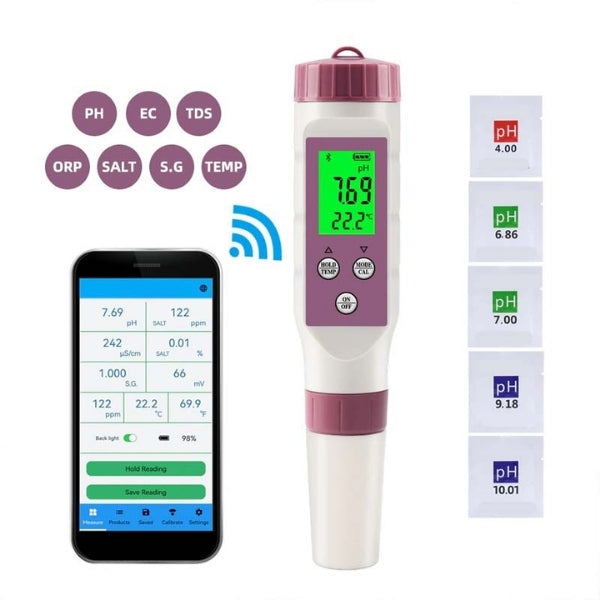 Digital Pool pH And Chlorine Tester For Easy Water Analysis