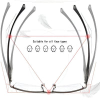 Progressive Prescription Sunglasses With Smart Photochromic Tint And Anti-Glare