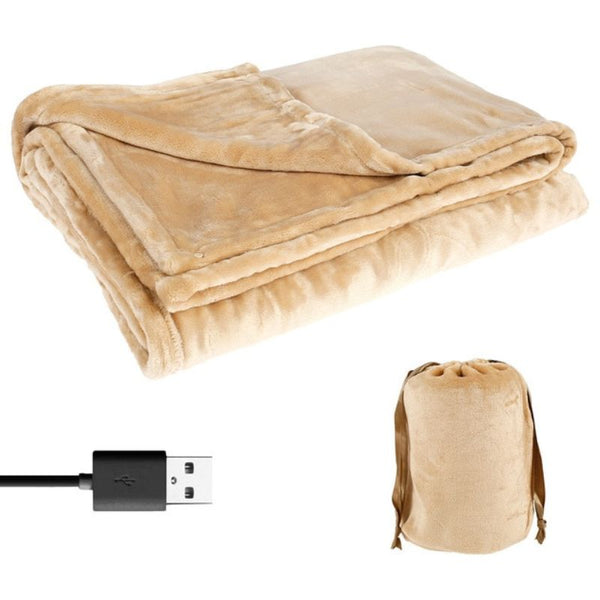 Heated Blanket Cordless Battery-Powered Electric Rechargeable For Indoor Outdoor Use