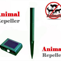 Animal Repellent Solar Powered Ultrasonic Outdoor Pest Deterrent Device