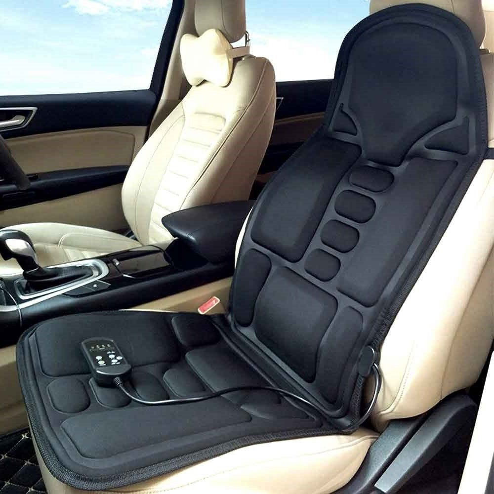 Massage Chair Pad 8-Mode Heated Neck/Back Cushion For Car & Home