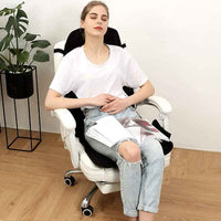 Massage Chair Pad 8-Mode Heated Neck/Back Cushion For Car & Home