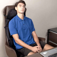Massage Chair Pad 8-Mode Heated Neck/Back Cushion For Car & Home