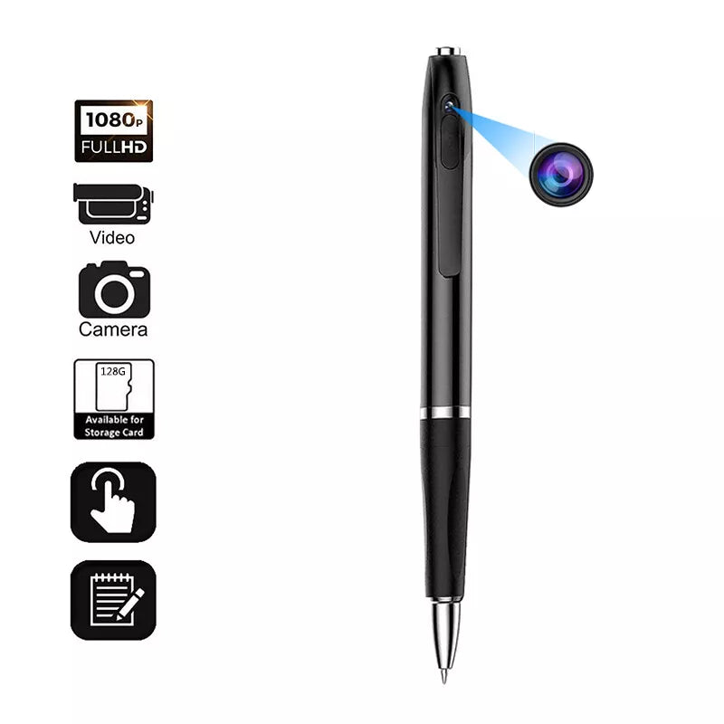 Mini Pen Camera 1080P Pocket Wearable Voice Video Recorder For Conferences