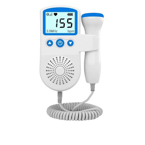 Fetal Doppler Heart Rate Monitor For Home Pregnancy Baby Heartbeat Sound Detector