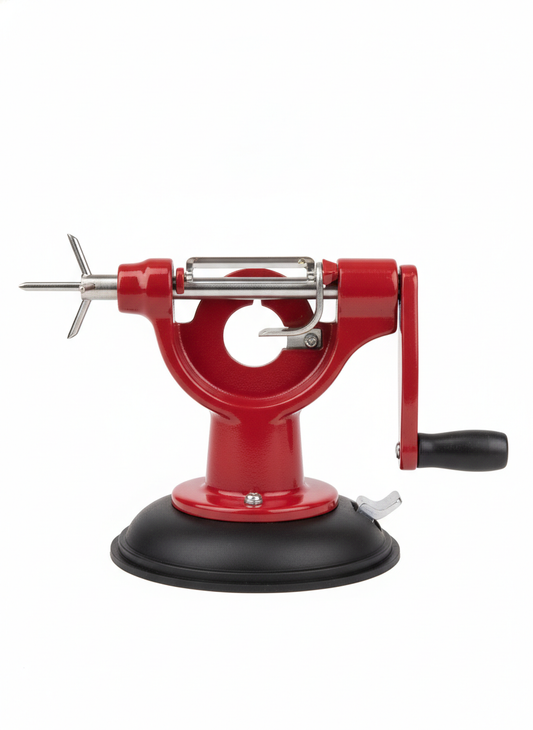 Red Rotary Apple Corer Peeler - Kitchen Gadgets