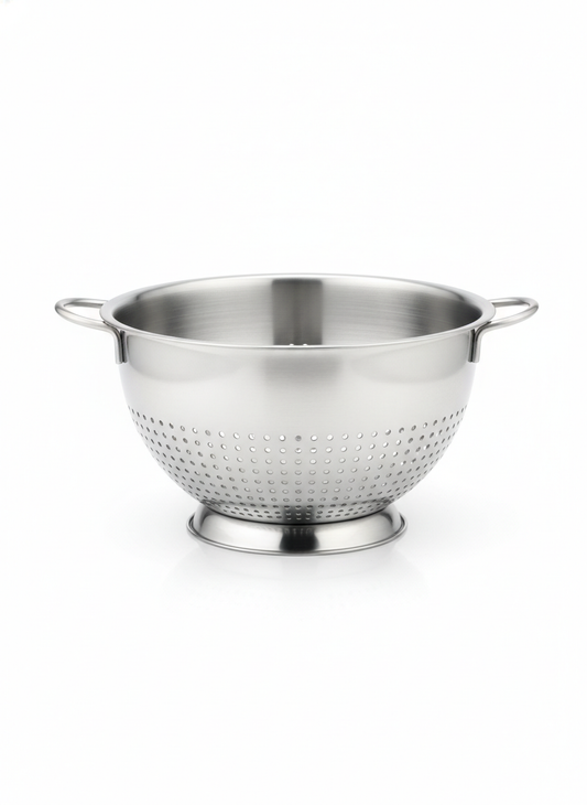 Silver Stainless Steel Colander Strainer - Stainless Steel Collection