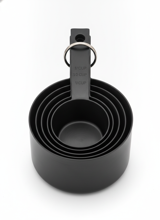 Black Stainless Steel Measuring Cups Set - Stainless Steel Collection