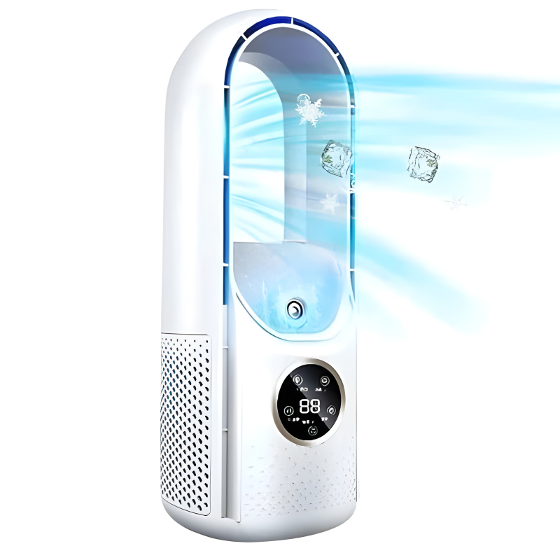 Portable Air Conditioner Blade-Free Silent Cooling For Small Rooms