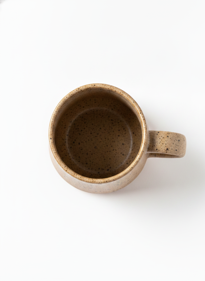 Oatmeal Speckled Stoneware Mug - Mugs