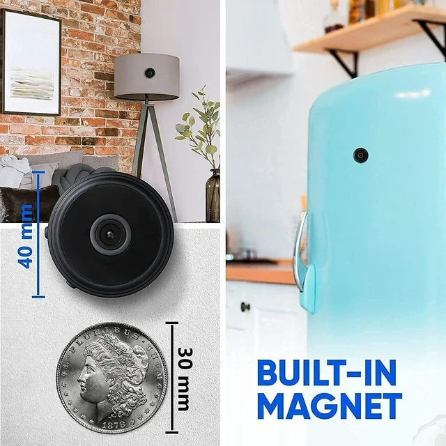 Wireless Magnetic Mini Camera With Audio And Live Video Feed