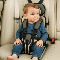Child Car Travel Seat With Safety Harness For Secure Vehicle Use