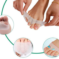 Metatarsal Pads Breathable Gel Cushions For Ball Of Foot, Set Of 2