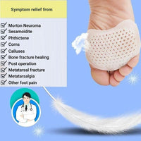 Metatarsal Pads Breathable Gel Cushions For Ball Of Foot, Set Of 2