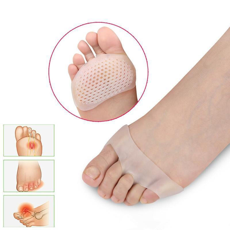 Metatarsal Pads Breathable Gel Cushions For Ball Of Foot, Set Of 2