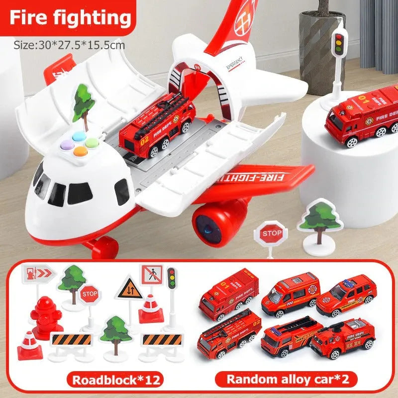 Toy Airplane Set For Kids With Multiple Planes And Accessories