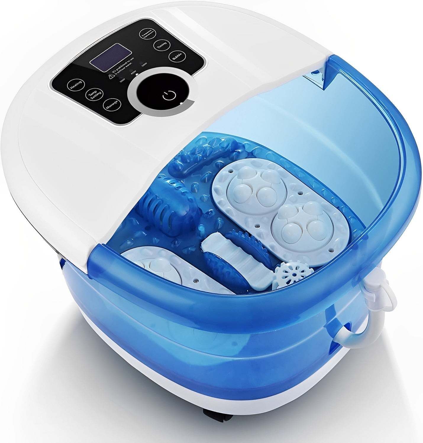 Foot Spa Bath Massager With Heat, Bubbles, Rolling Massage