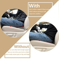 Car Seat Cushion For Shorter Drivers And Enhanced Driving Comfort