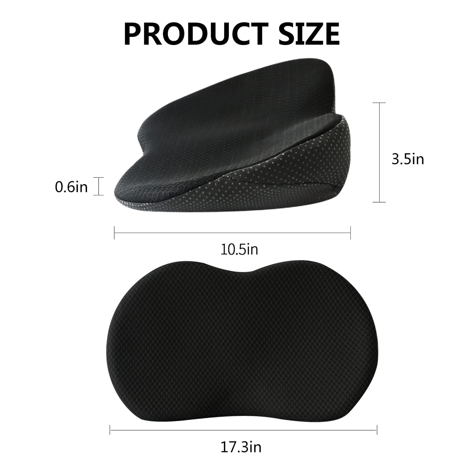 Car Seat Cushion For Shorter Drivers And Enhanced Driving Comfort