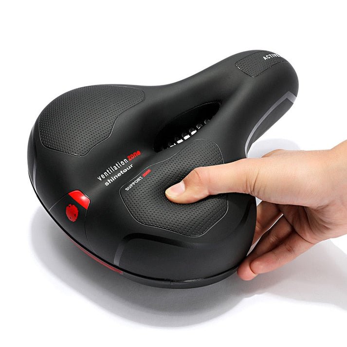 Gel Bike Saddle For Comfortable Cycling And Reduced Seat Discomfort