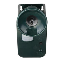 Outdoor Ultrasonic Animal Repeller Cordless 9V DC Covers 5,000 Sq Ft