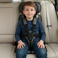 Child Car Travel Seat With Safety Harness For Secure Vehicle Use
