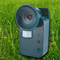 Outdoor Ultrasonic Animal Repeller Cordless 9V DC Covers 5,000 Sq Ft