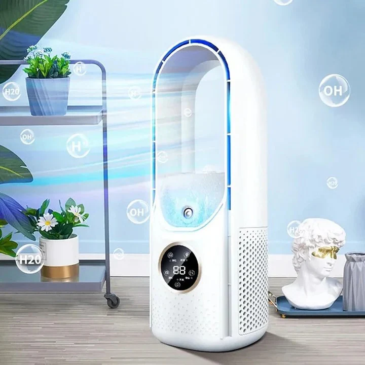 Portable Air Conditioner Blade-Free Silent Cooling For Small Rooms