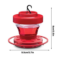 Hummingbird Water Feeders Hanging Bee-Proof With Perch And Easy Fill Design