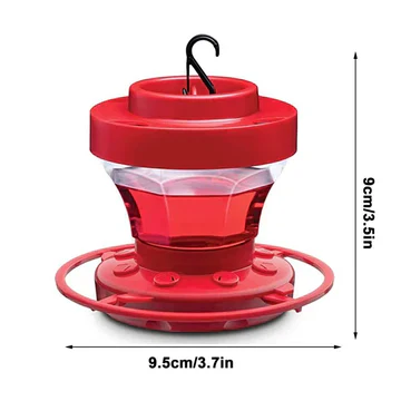 Hummingbird Water Feeders Hanging Bee-Proof With Perch And Easy Fill Design