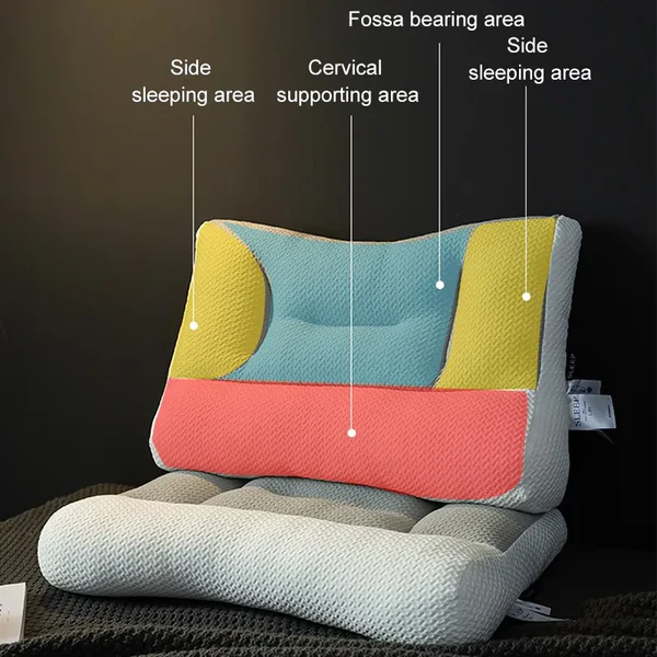 Neck Pillow Ergonomic Contour Support For Sleeping And Comfort