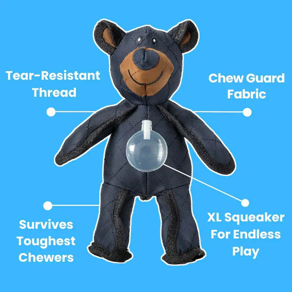 Dog Toys Chew-Resistant Interactive Bear Toy For Heavy Chewers