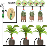 Drip Irrigation System With Automatic Timer For Garden Plants