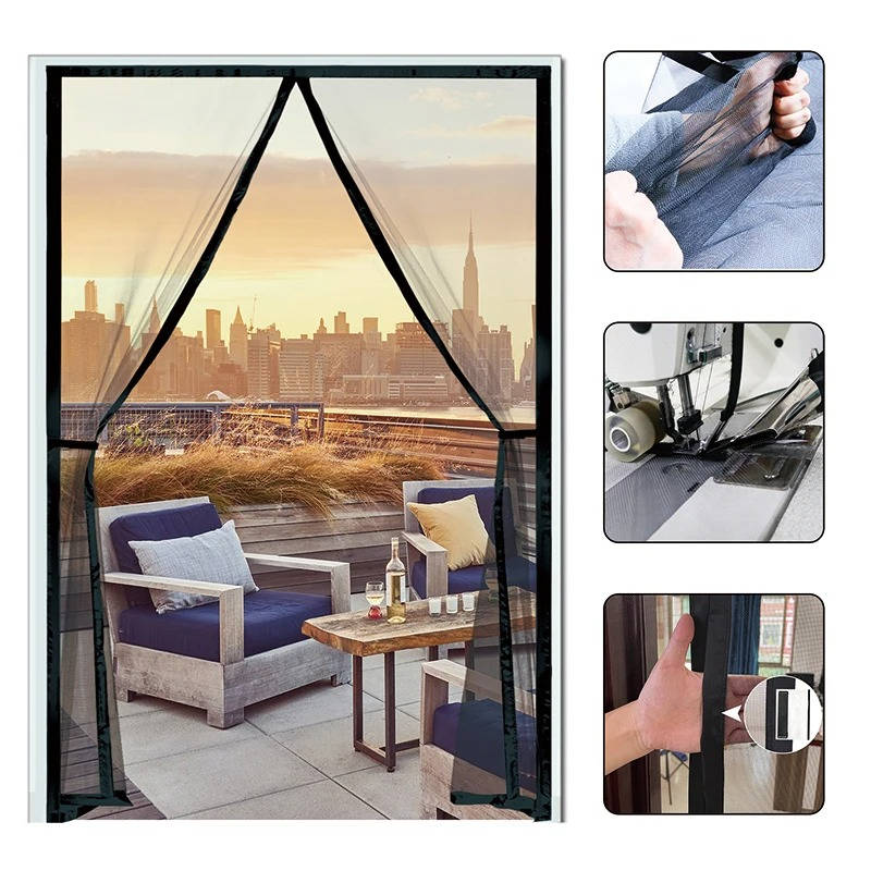 Magnetic Screen Door Custom Sizes For Doors, Patios, And Porches