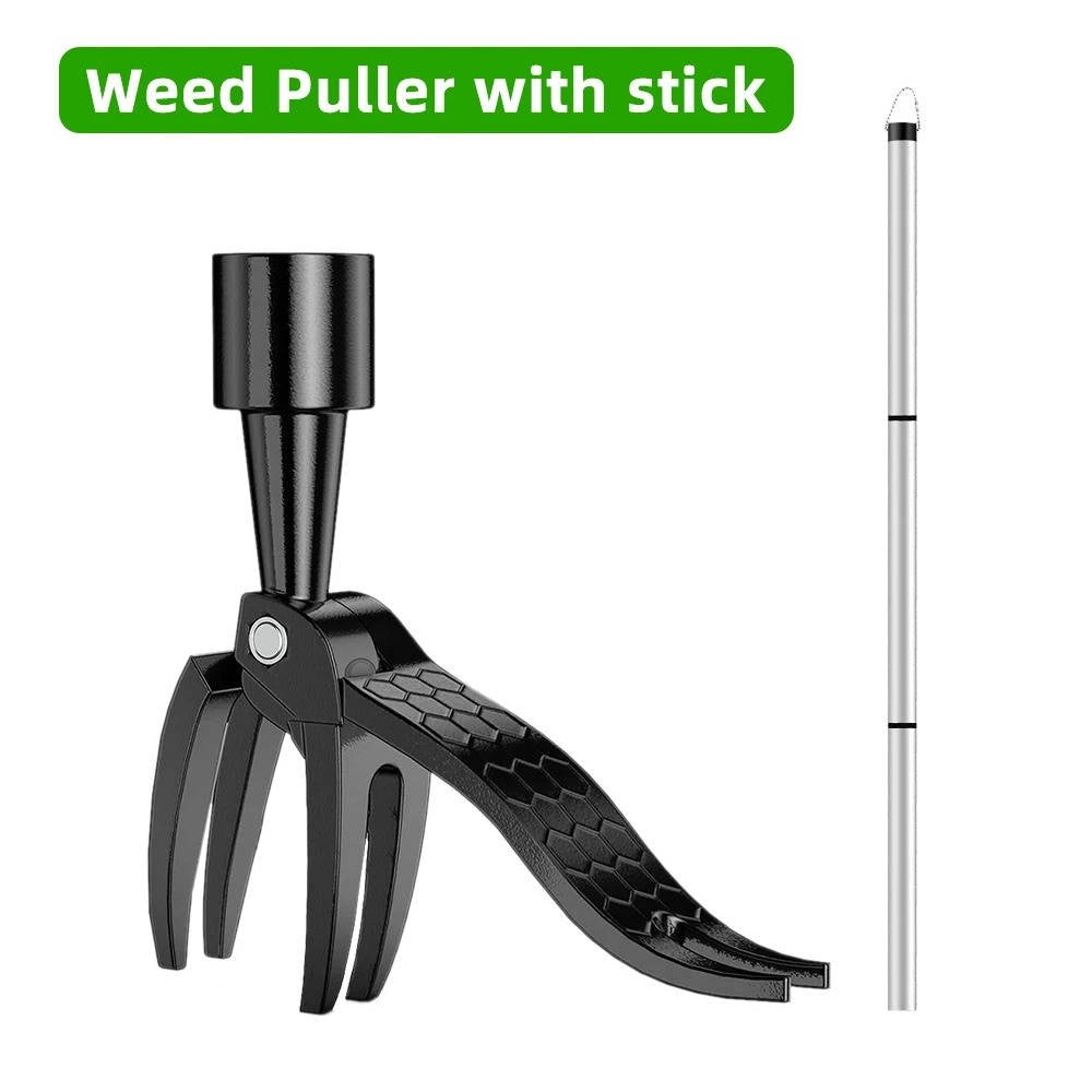 Weed Puller Stand Up Long Handle Garden Tool For Easy Weeding