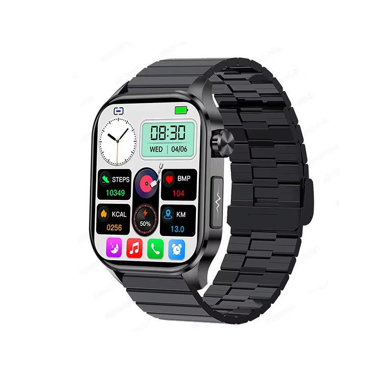 Smartwatch For Seniors With Blood Pressure And Glucose Tracking