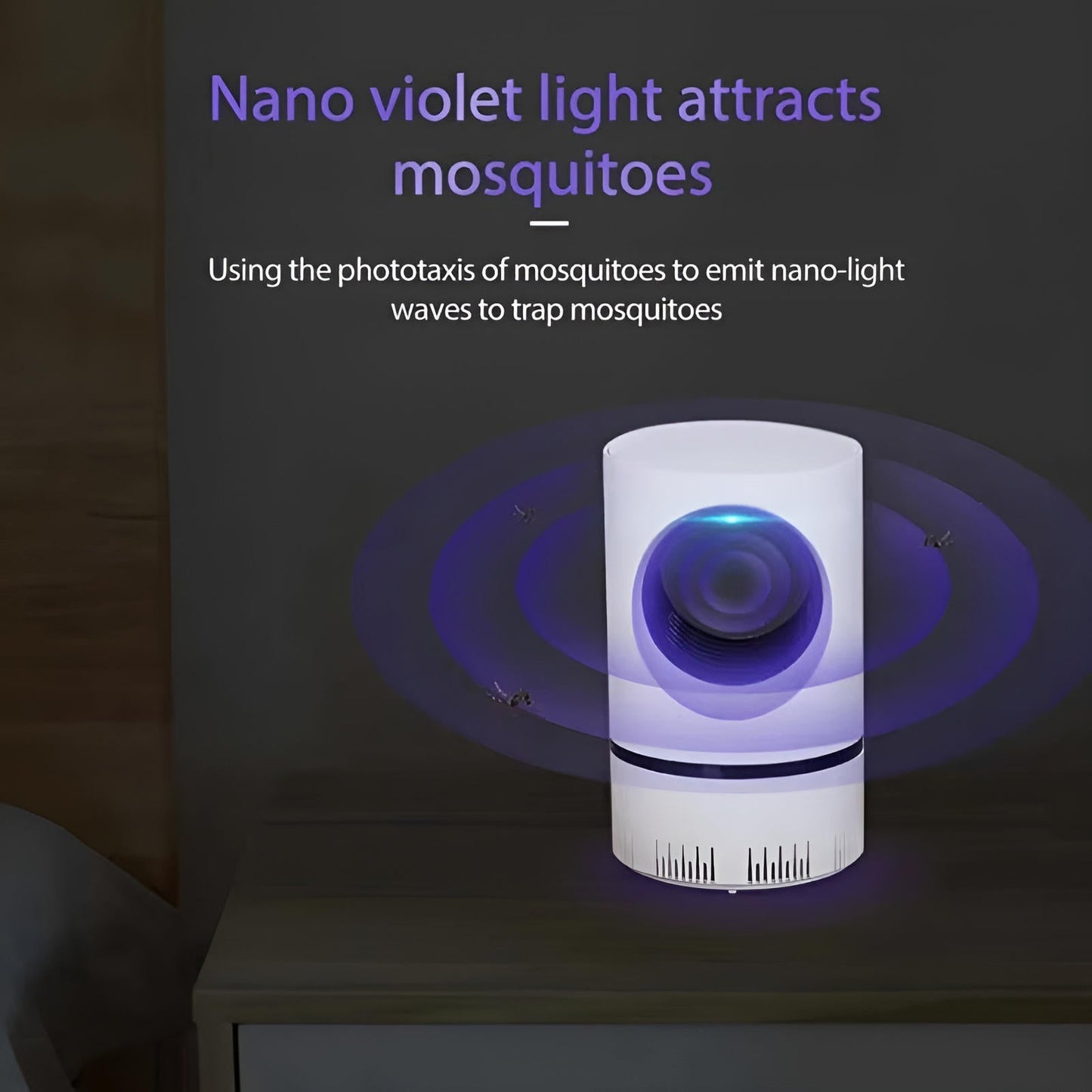 UV Insect Trap For Indoor And Outdoor Mosquitoes And Flies