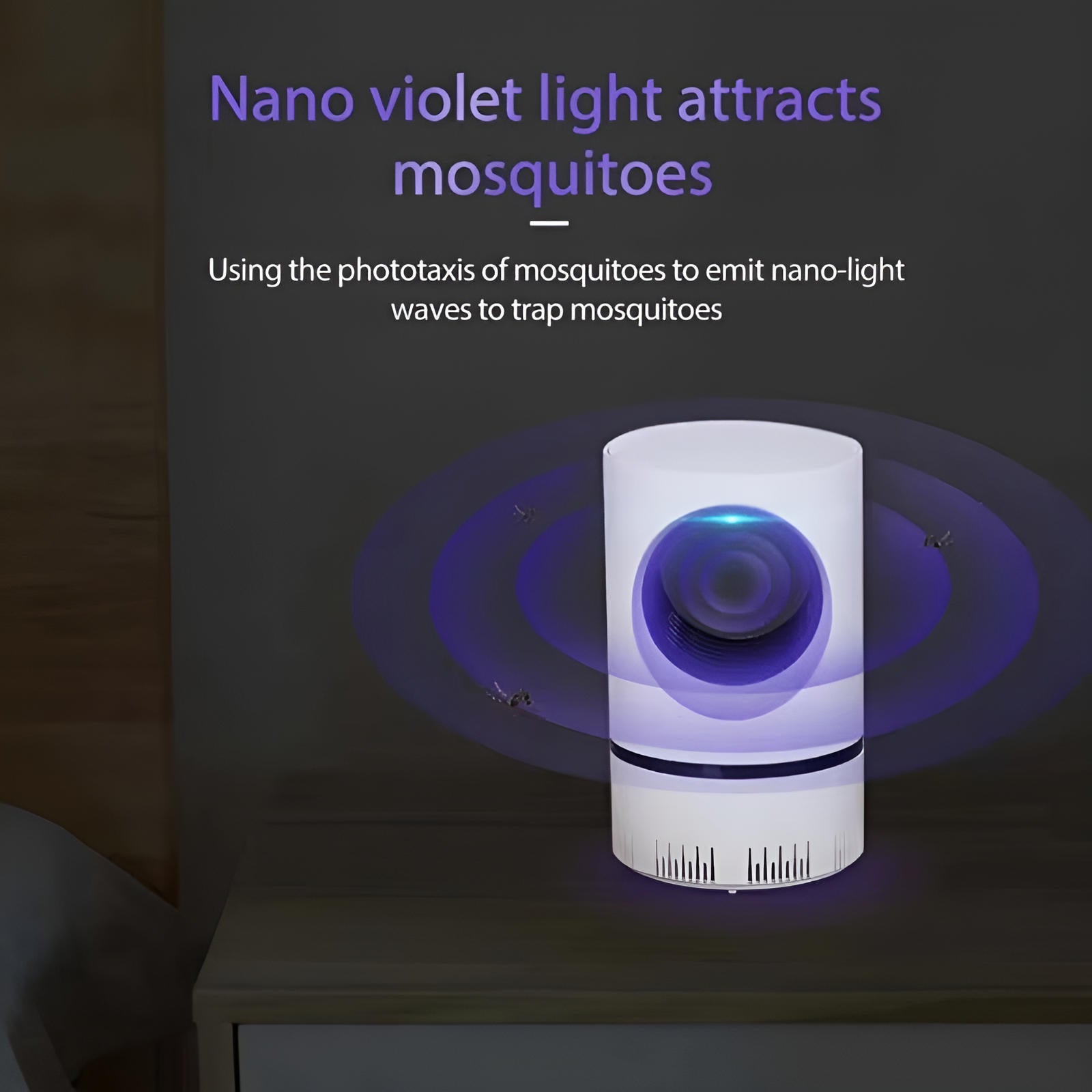 UV Insect Trap For Indoor And Outdoor Mosquitoes And Flies