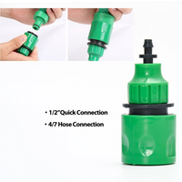 Drip Irrigation System With Automatic Timer For Garden Plants