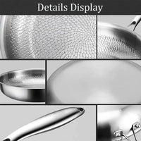 Pan With Titanium Nonstick, Non-Toxic Coating For Healthy Cooking