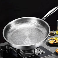 Pan With Titanium Nonstick, Non-Toxic Coating For Healthy Cooking