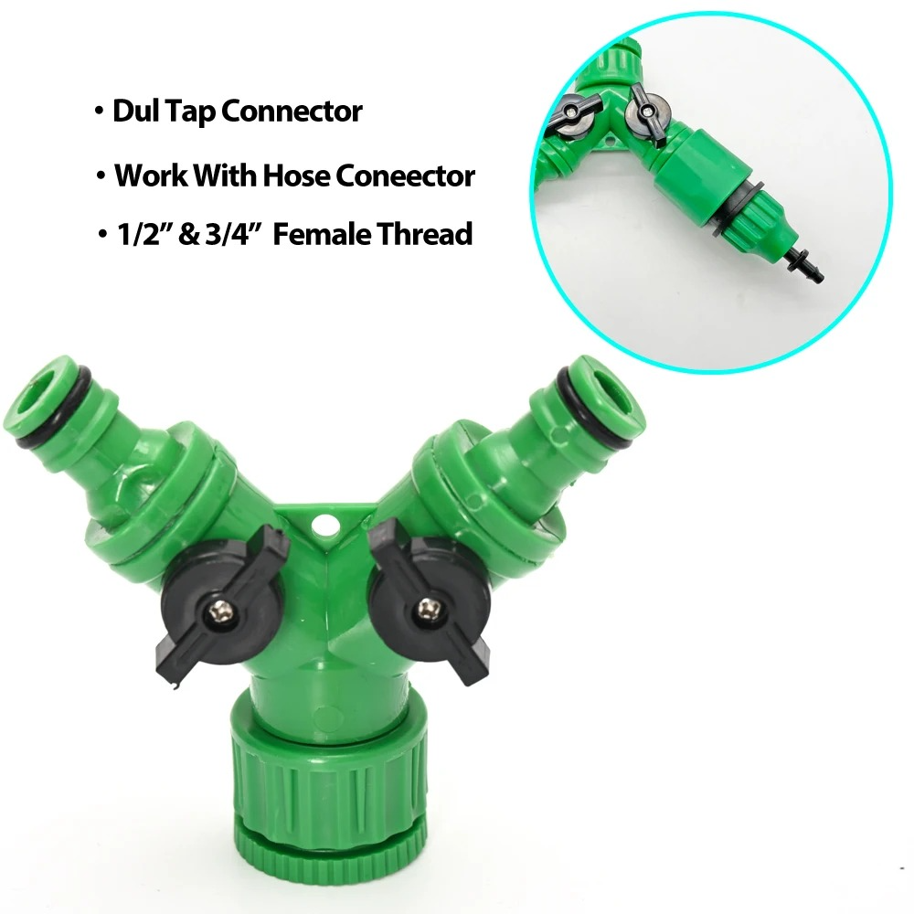 Drip Irrigation System With Automatic Timer For Garden Plants